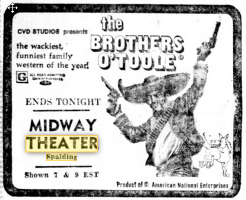 Midway Theatre - ANOTHER AD FROM AUG 1973